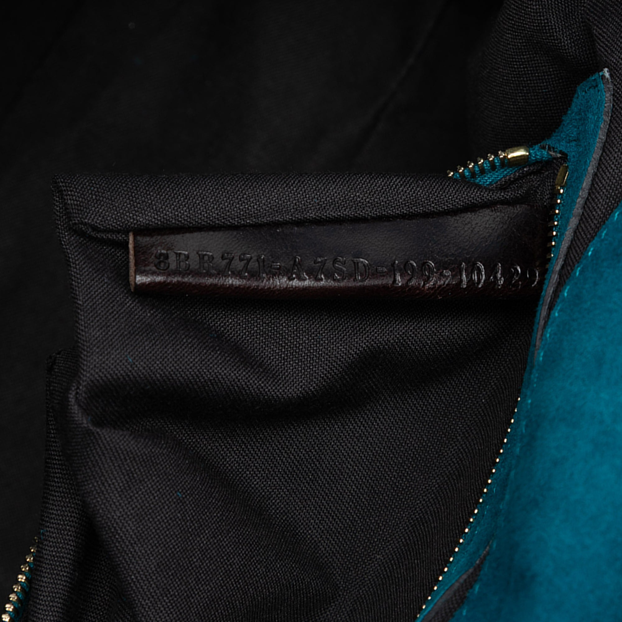 Large Suede Chamois Baguette Satchel - Image 6