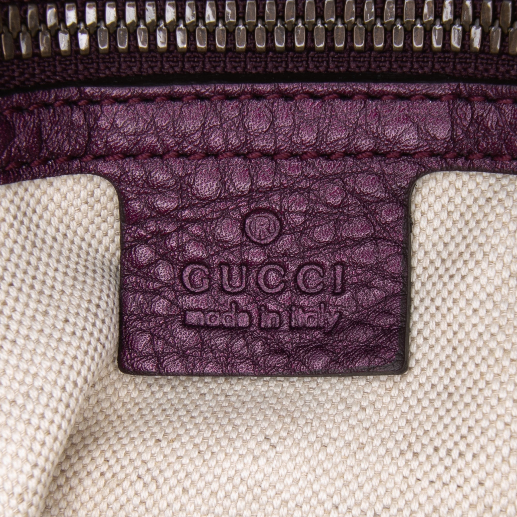 Medium Calfskin Bamboo Shopper Satchel - Image 5