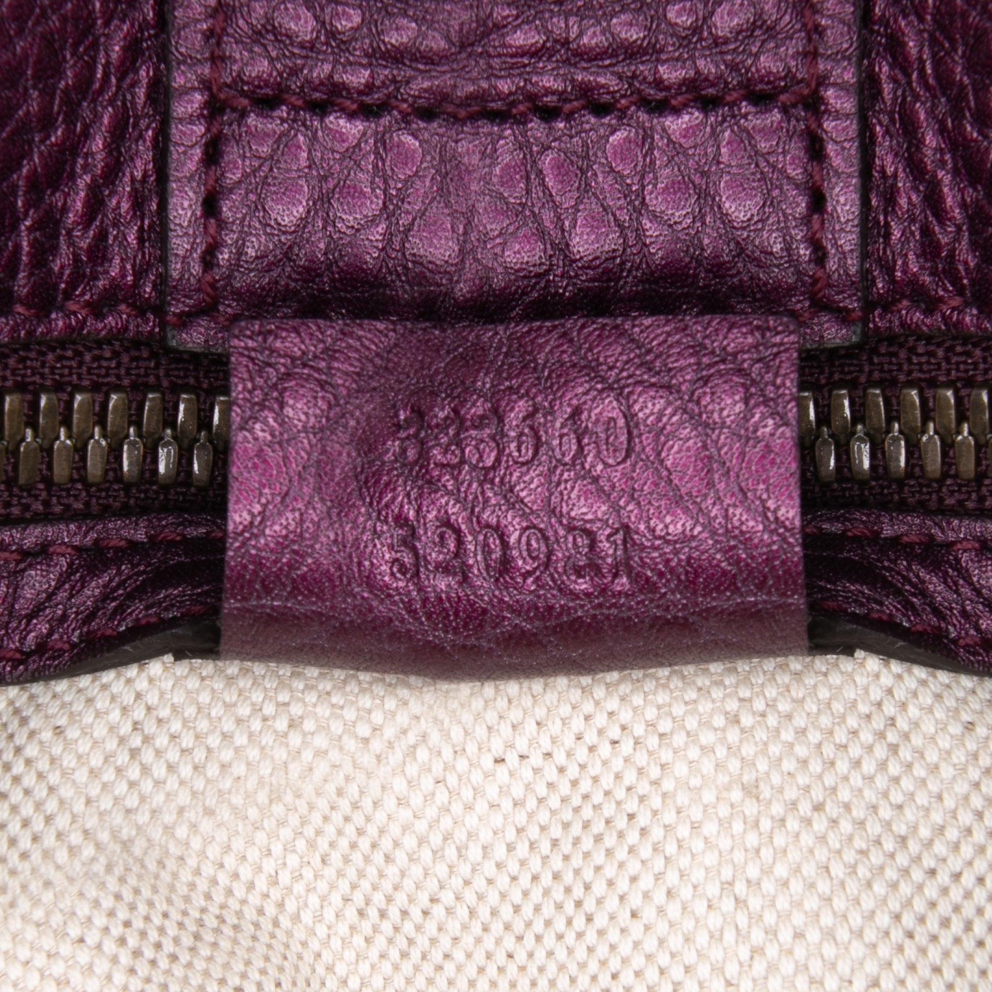 Medium Calfskin Bamboo Shopper Satchel - Image 6