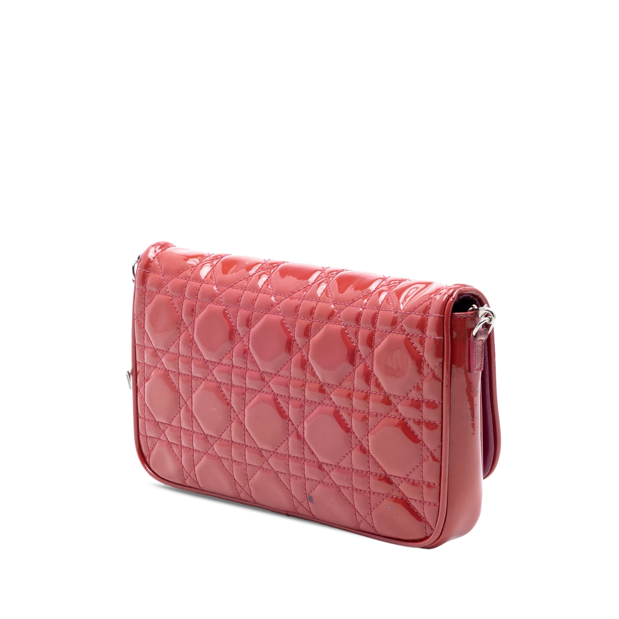 Patent Cannage Lady Dior Wallet On Chain - Image 2