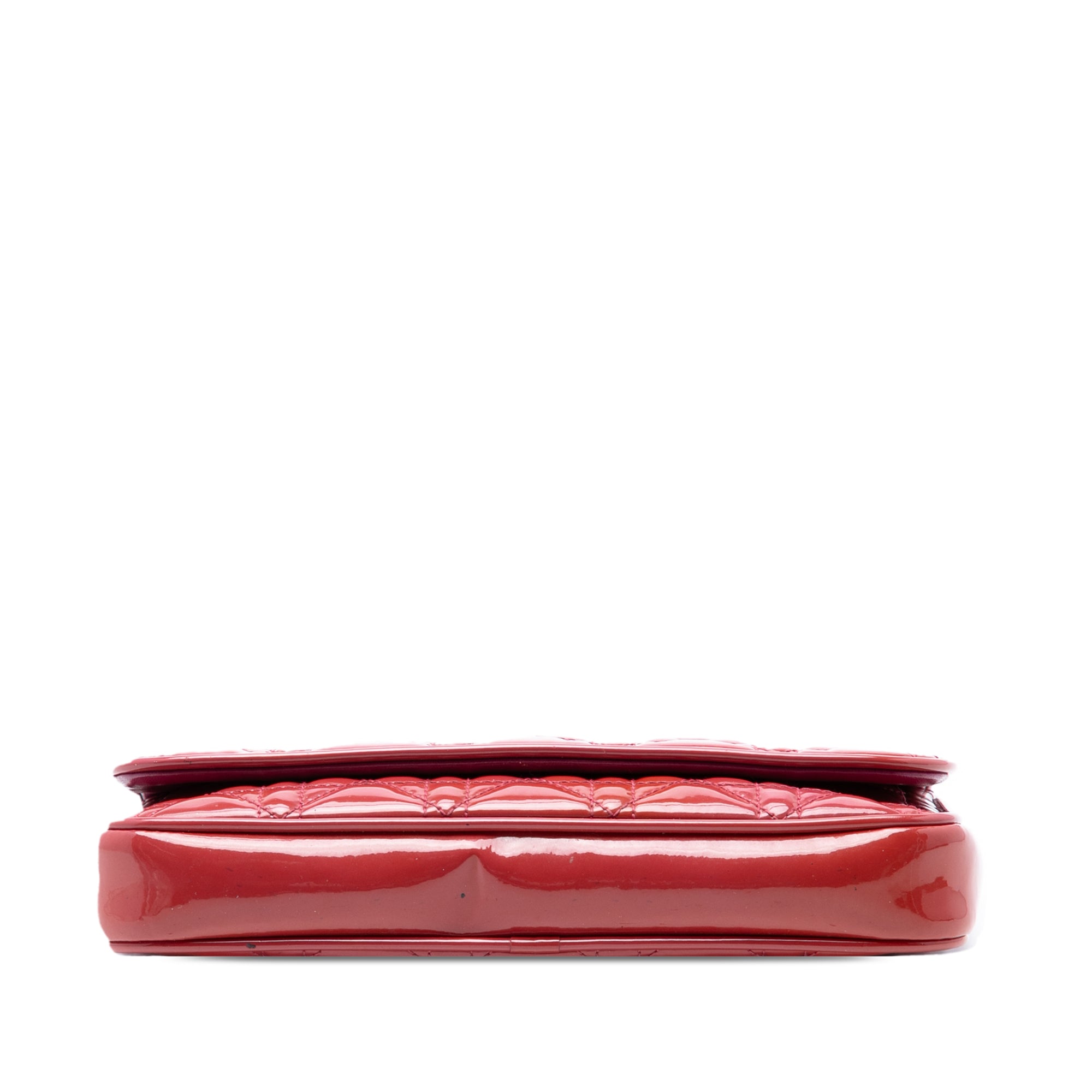 Patent Cannage Lady Dior Wallet On Chain - Image 3