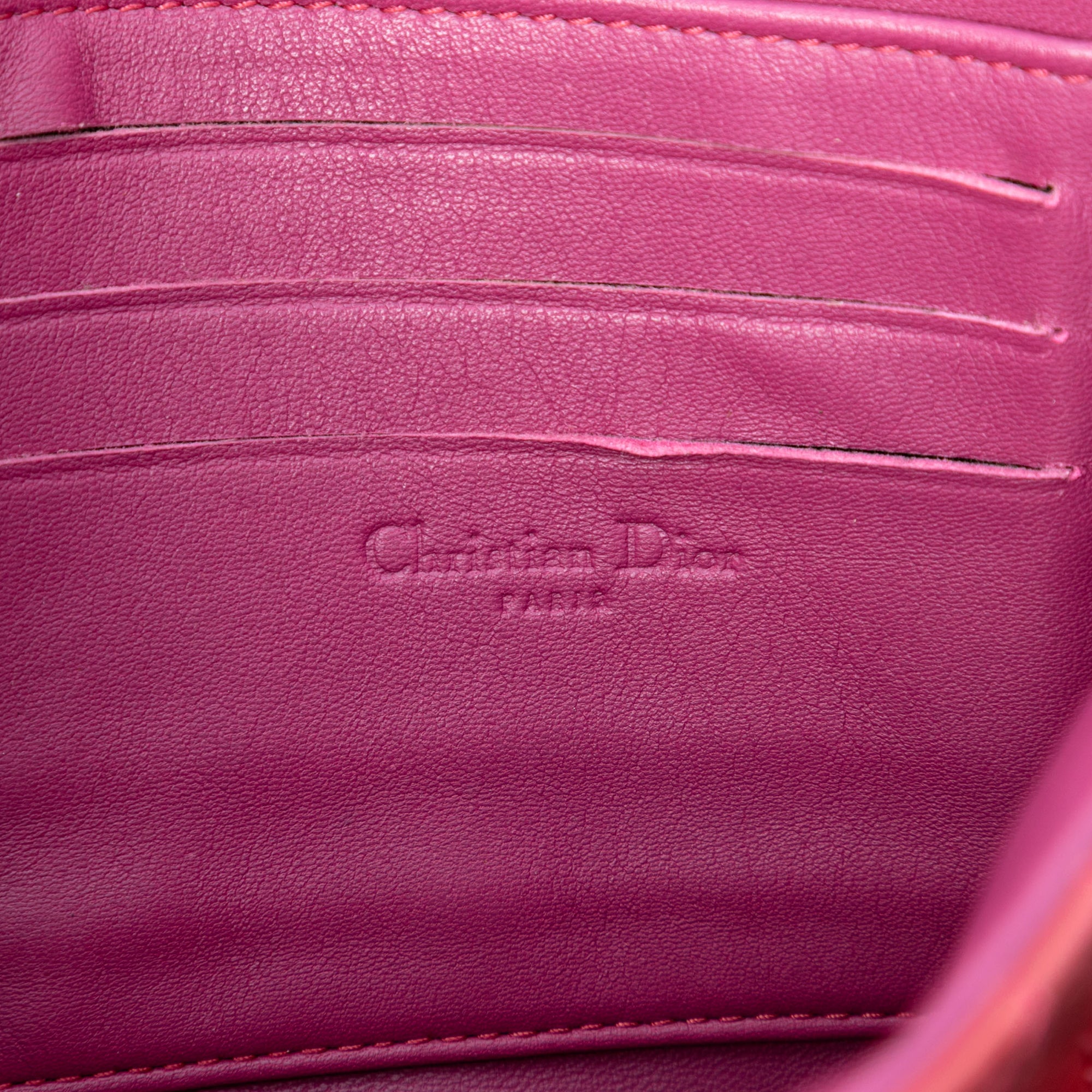 Patent Cannage Lady Dior Wallet On Chain - Image 5
