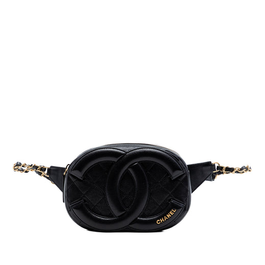 CC Quilted Lambskin Coco Midnight Camera Bag - Image 1