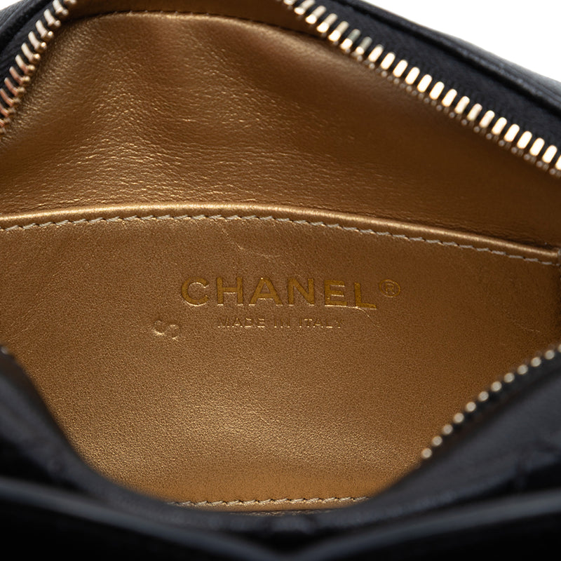CC Quilted Lambskin Coco Midnight Camera Bag - Image 5