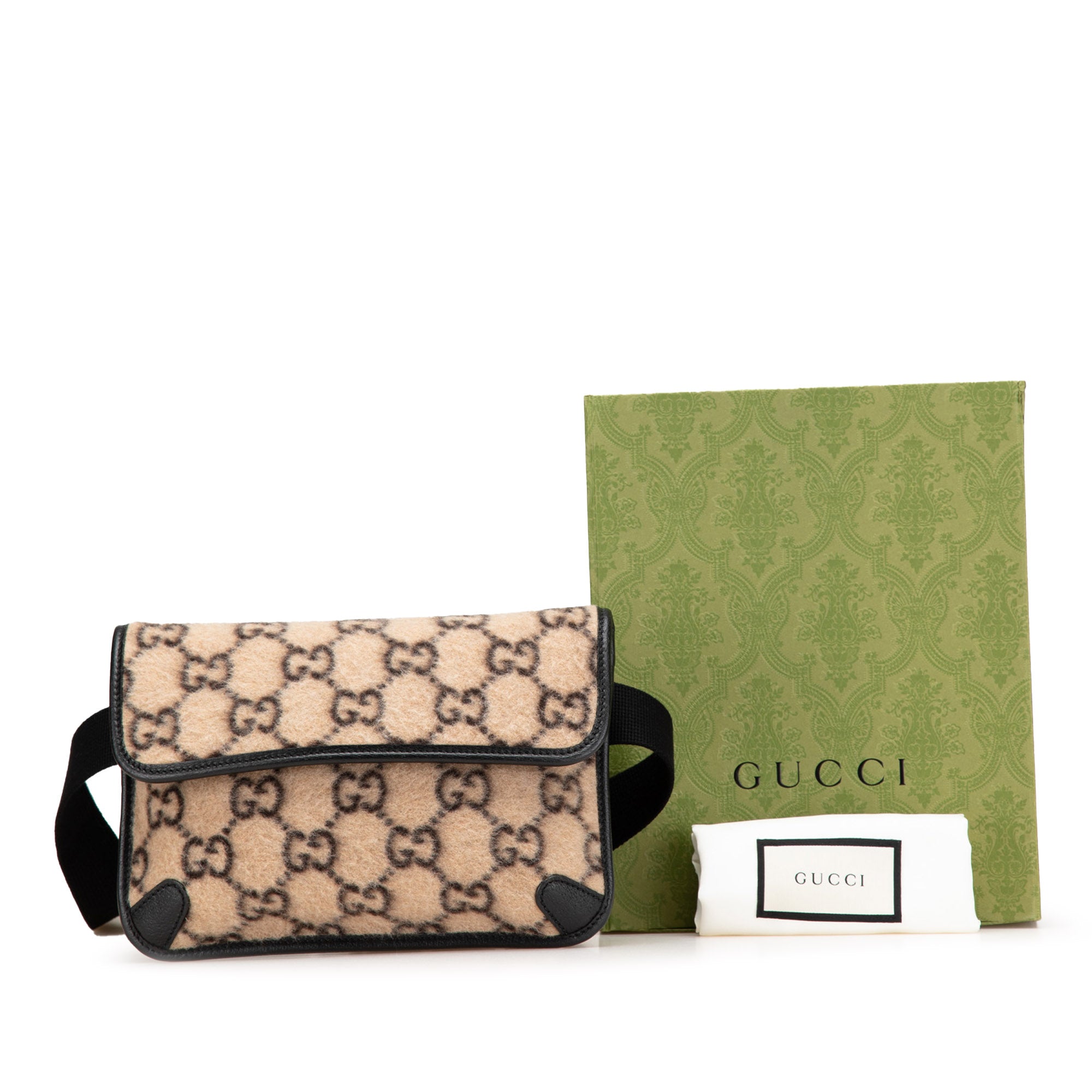 GG Wool Slim Belt Bag - Image 12