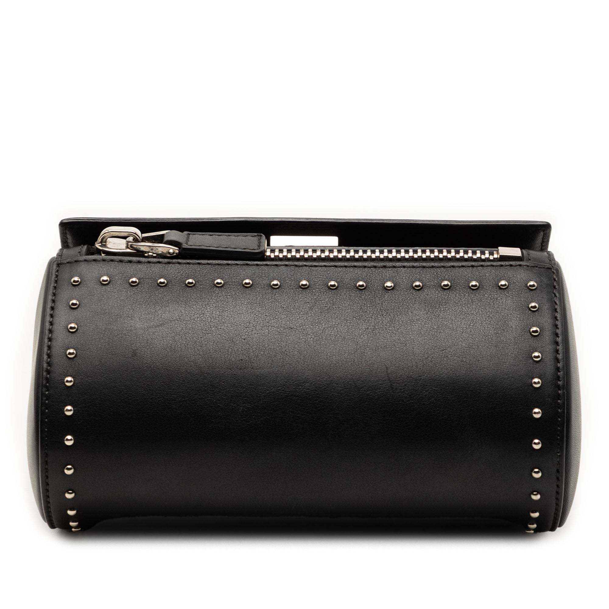 Mini Studded Goatskin Pandora Box Crossbody - Image 3