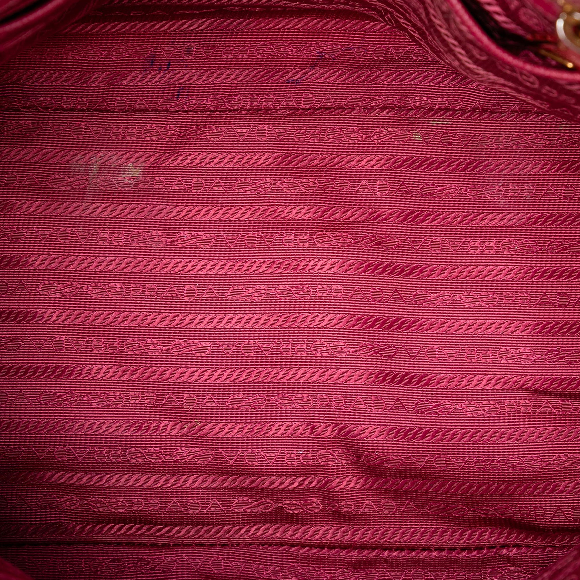 Saffiano Trimmed Tessuto Dome Satchel - Image 4