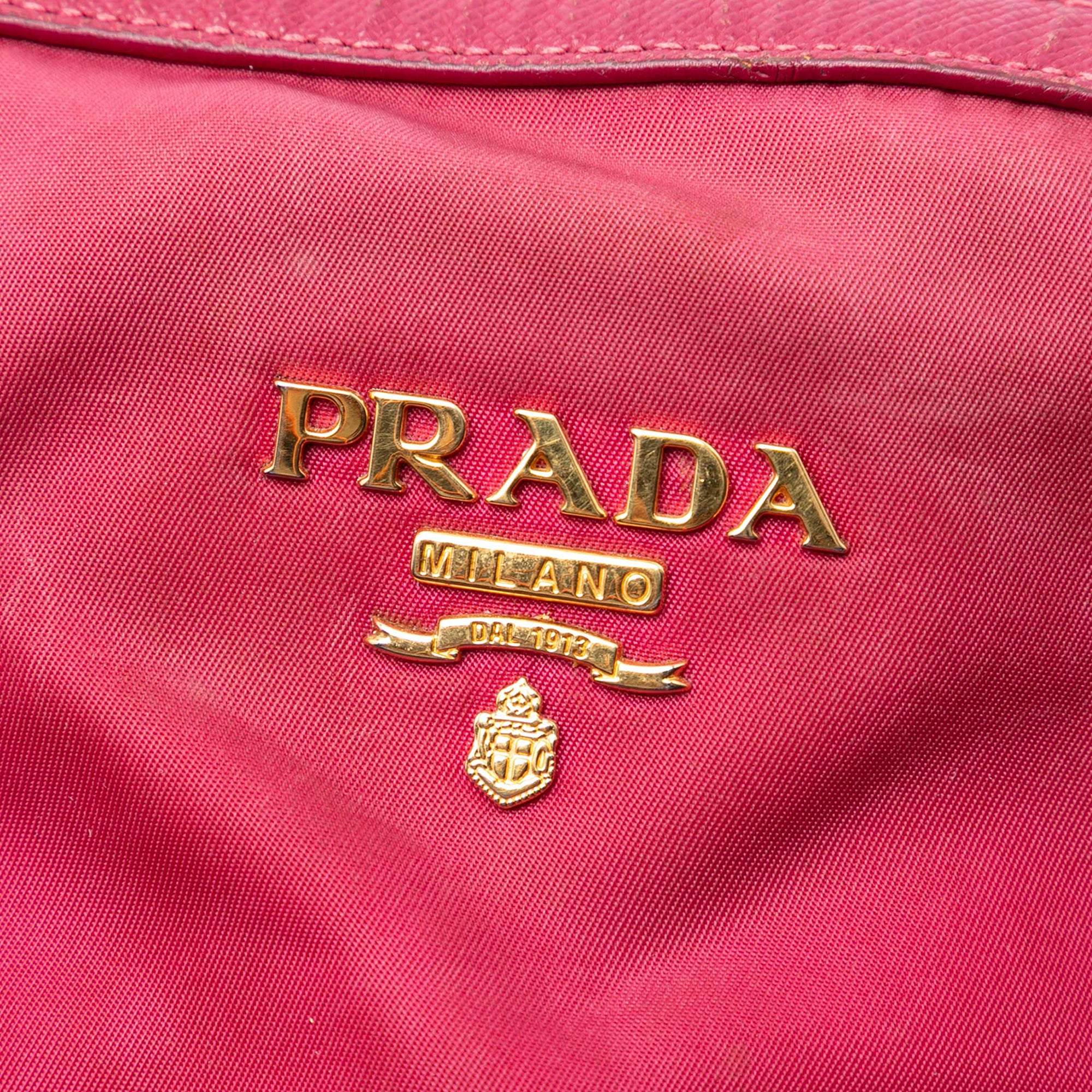 Saffiano Trimmed Tessuto Dome Satchel - Image 5
