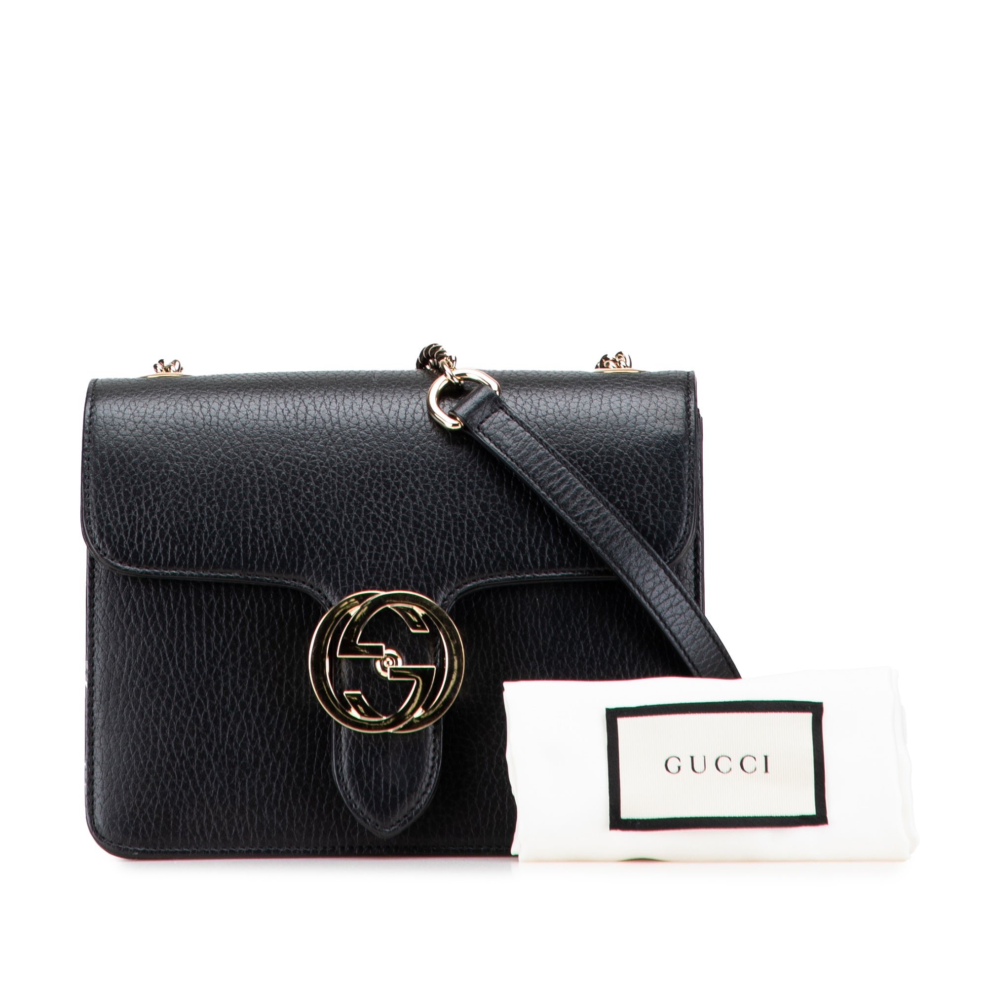 Small Dollar Calfskin Interlocking G Crossbody - Image 10