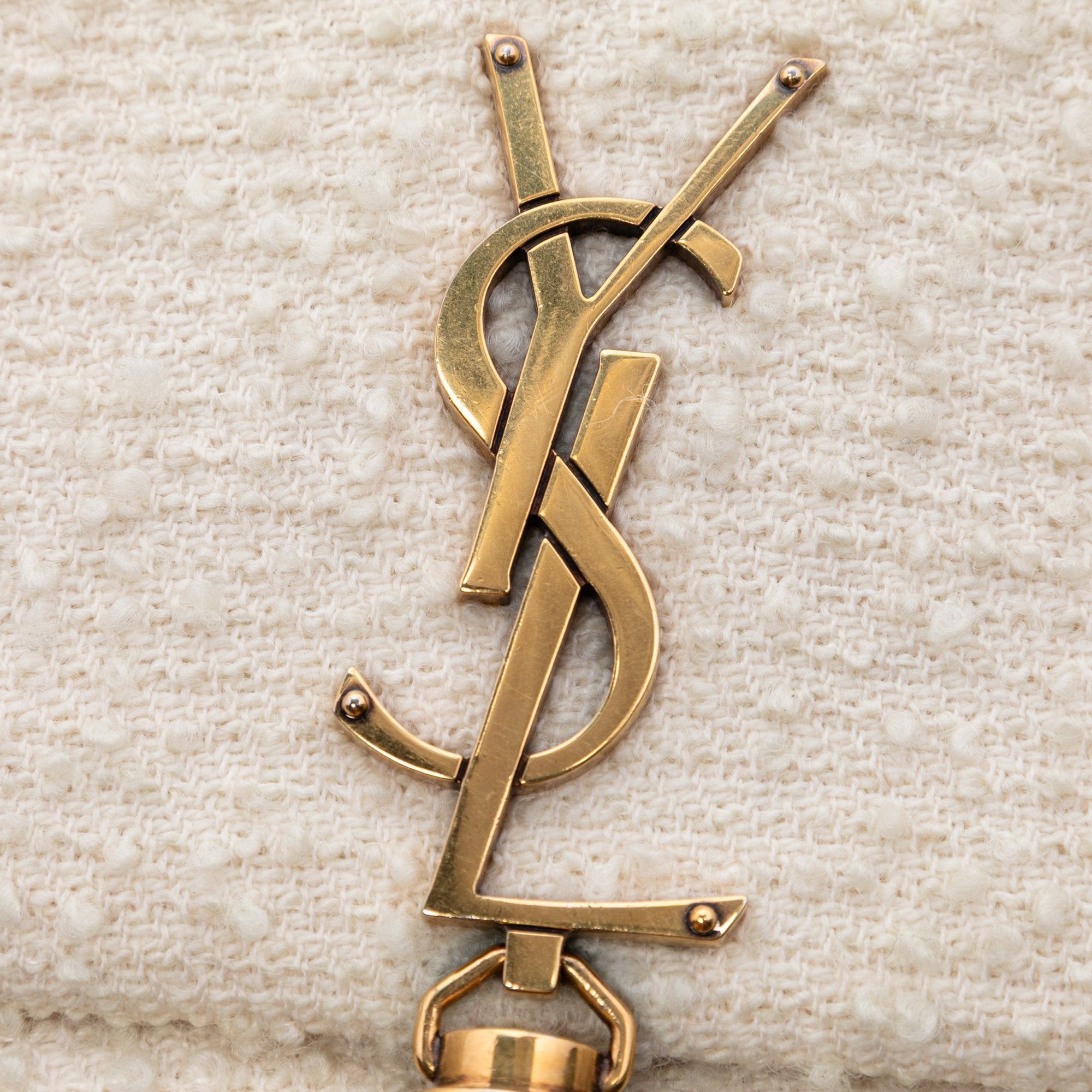 Tweed Monogram Kate 99 Tassel Bag - Image 5
