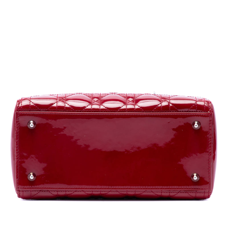 Medium Patent Cannage Lady Dior - Image 3