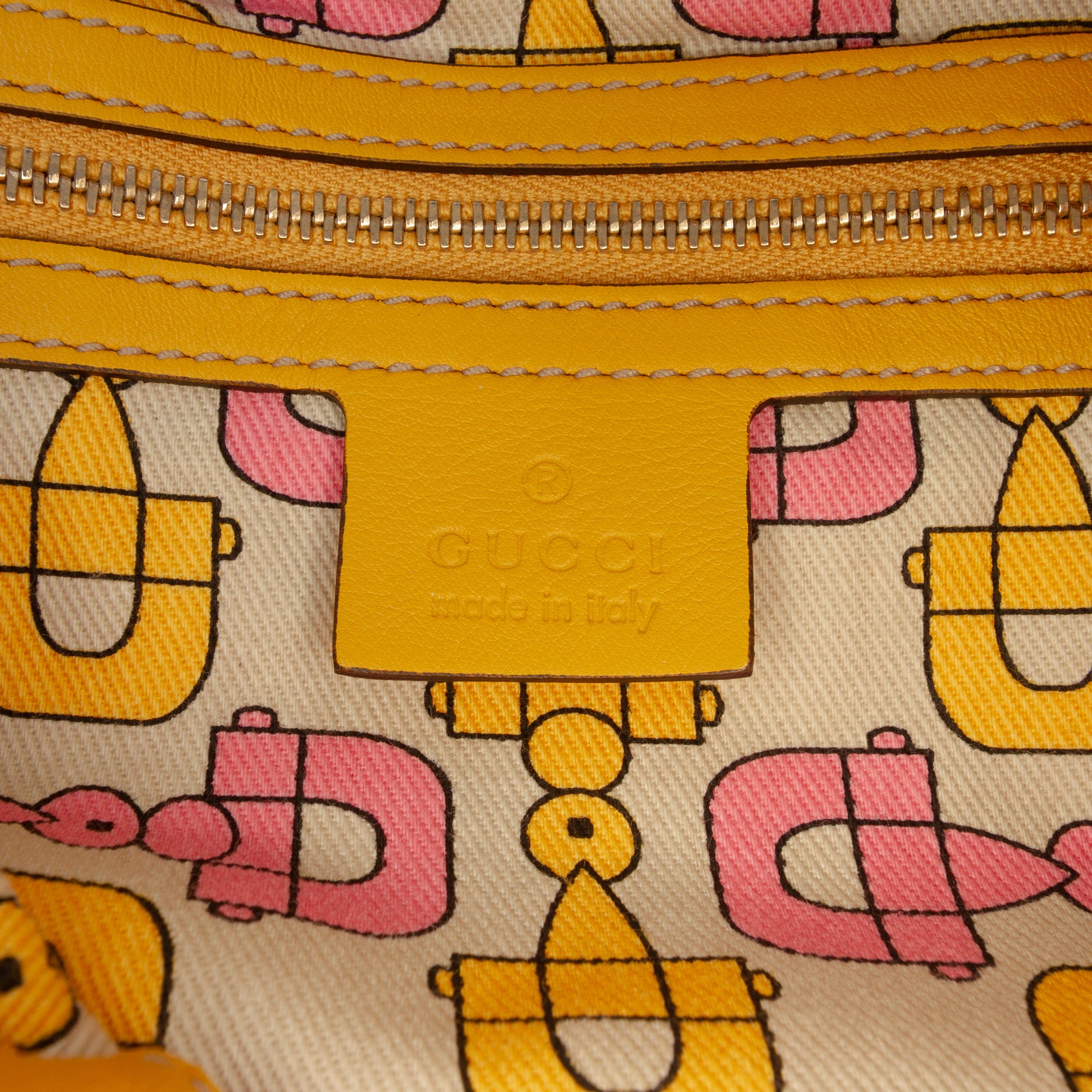 Large Guccissima Hysteria Satchel - Image 5