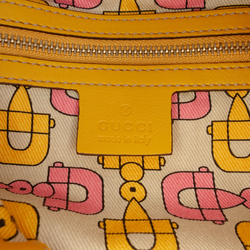 Large Guccissima Hysteria Satchel - Image 5
