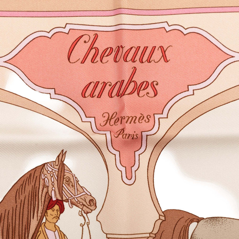 Chevaux Arabes Silk Scarf 90 - Image 3