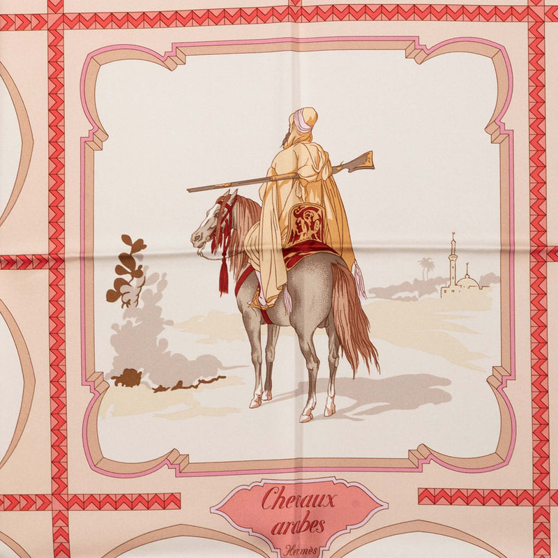 Chevaux Arabes Silk Scarf 90 - Image 6