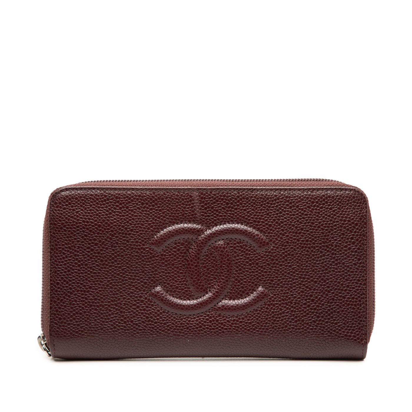 CC Caviar Zip Around Wallet - Image 1