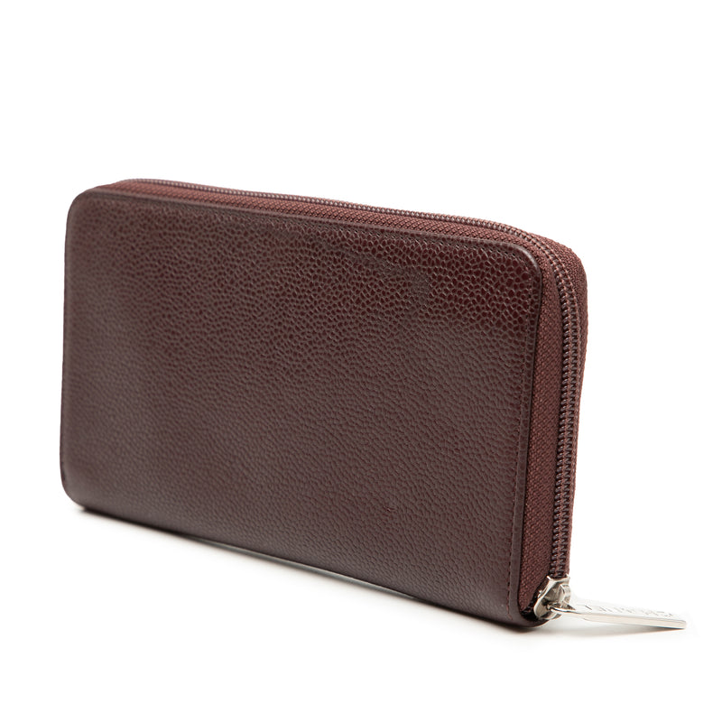 CC Caviar Zip Around Wallet - Image 2