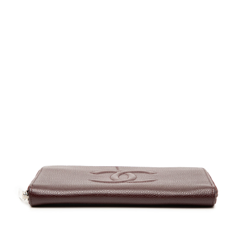 CC Caviar Zip Around Wallet - Image 3