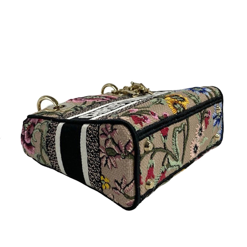 Mini Embroidered Canvas Petites Fleurs Toile De Jouy Lady D Lite - Image 6