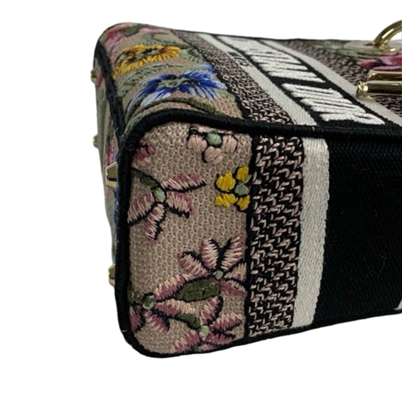 Mini Embroidered Canvas Petites Fleurs Toile De Jouy Lady D Lite - Image 9