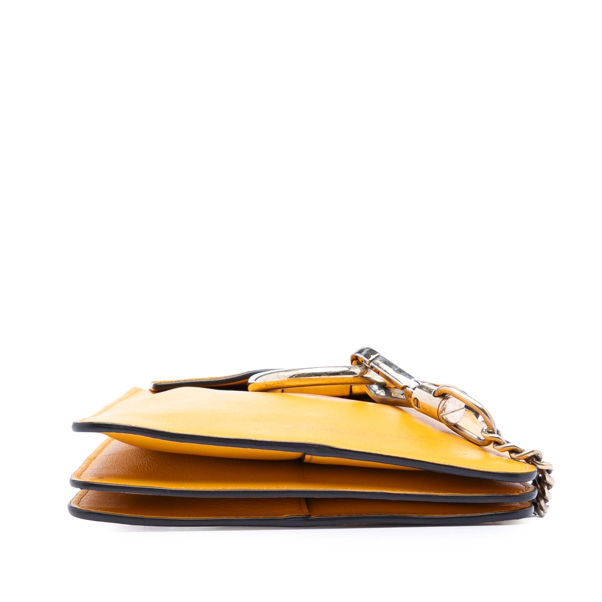 Mini Calfskin and Suede Faye Bracelet Bag - Image 3