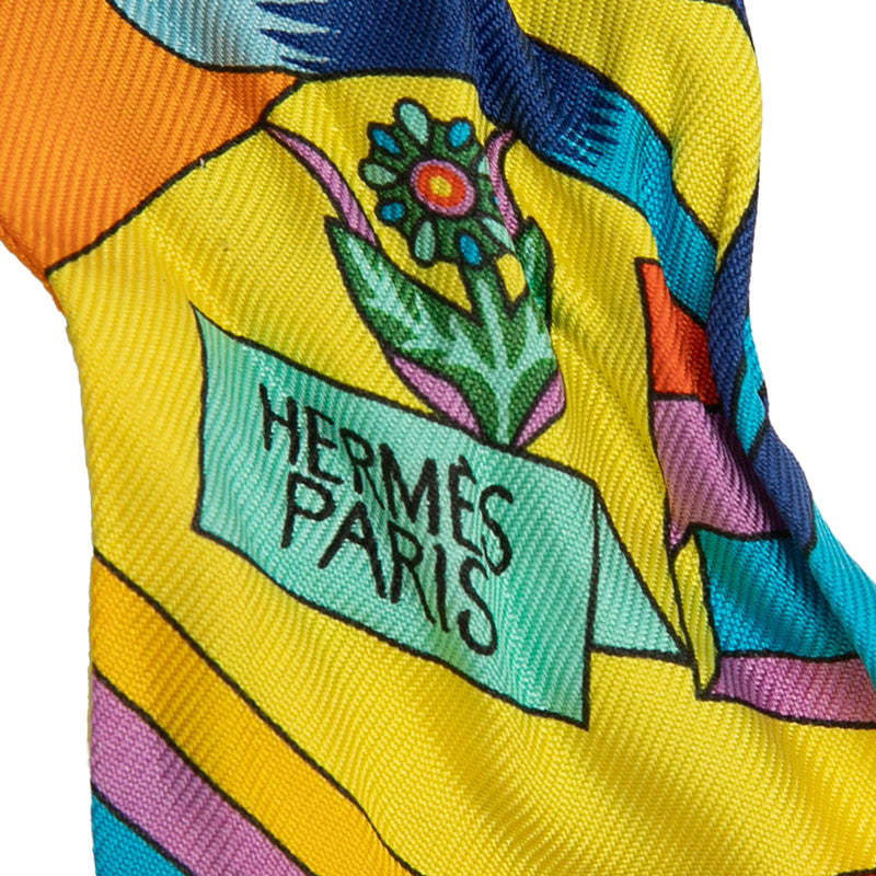 La Source de Pegase Silk Twilly Scarf - Image 3