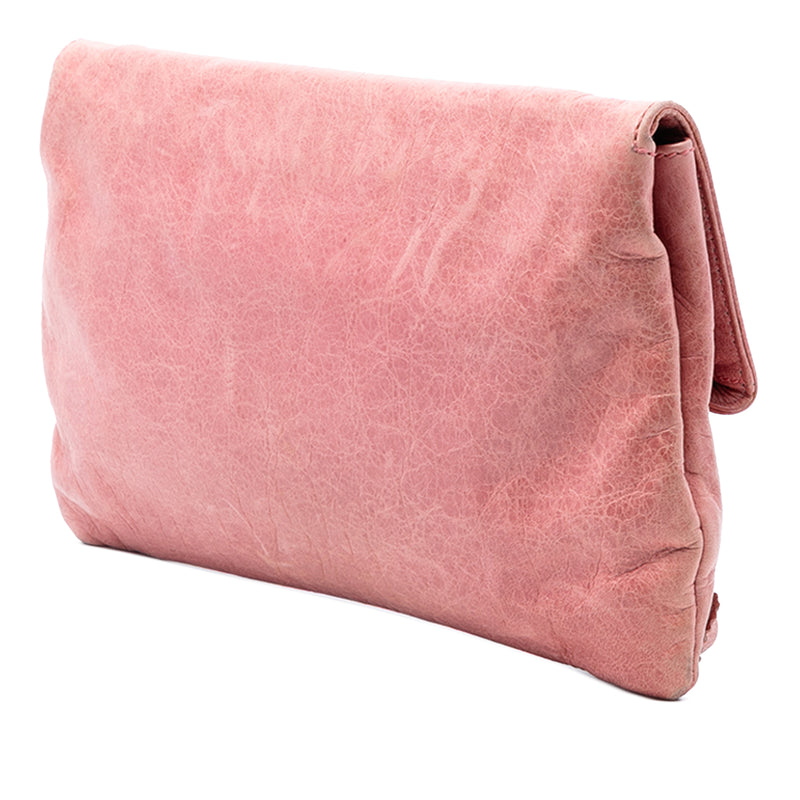 Lambskin Motocross Giant 21 Brogues Envelope Clutch - Image 2