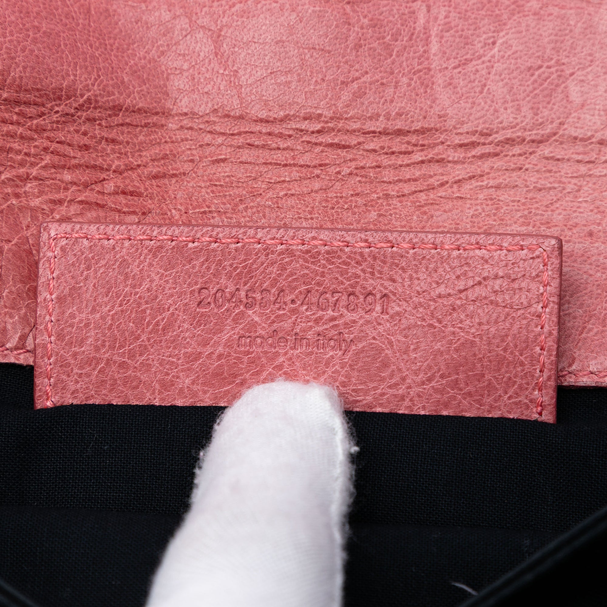 Lambskin Motocross Giant 21 Brogues Envelope Clutch - Image 6