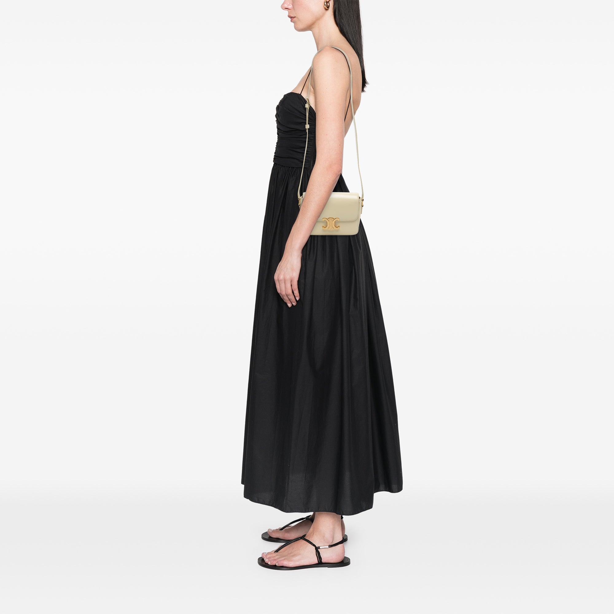 Classique Shiny Calfskin Triomphe Crossbody - Image 7