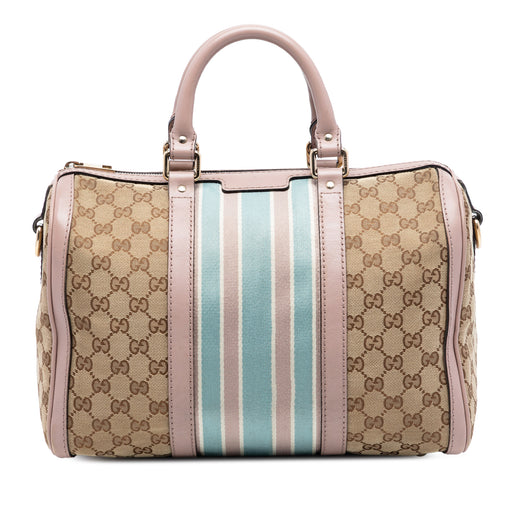 Medium GG Canvas Web Joy Boston Bag - Image 1