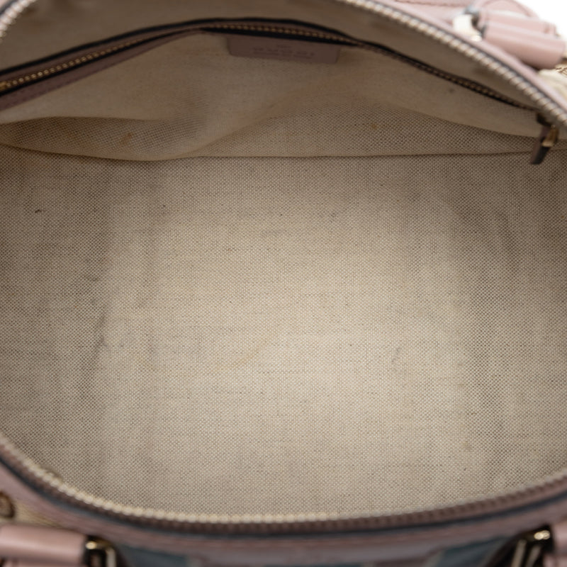 Medium GG Canvas Web Joy Boston Bag - Image 4