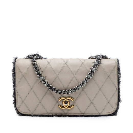 CC Quilted Lambskin Tweedy Flap Color - Image 1