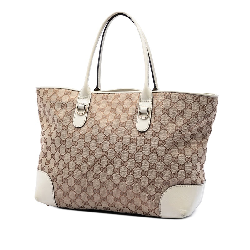GG Canvas Heart Bit Tote - Image 2