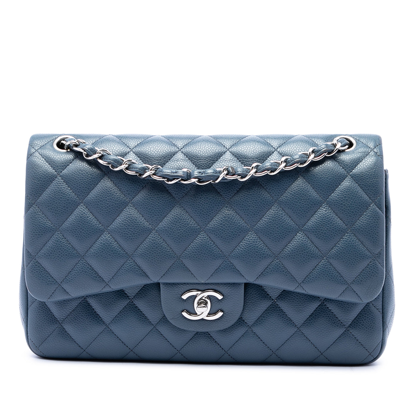 Jumbo Classic Caviar Double Flap - Image 1