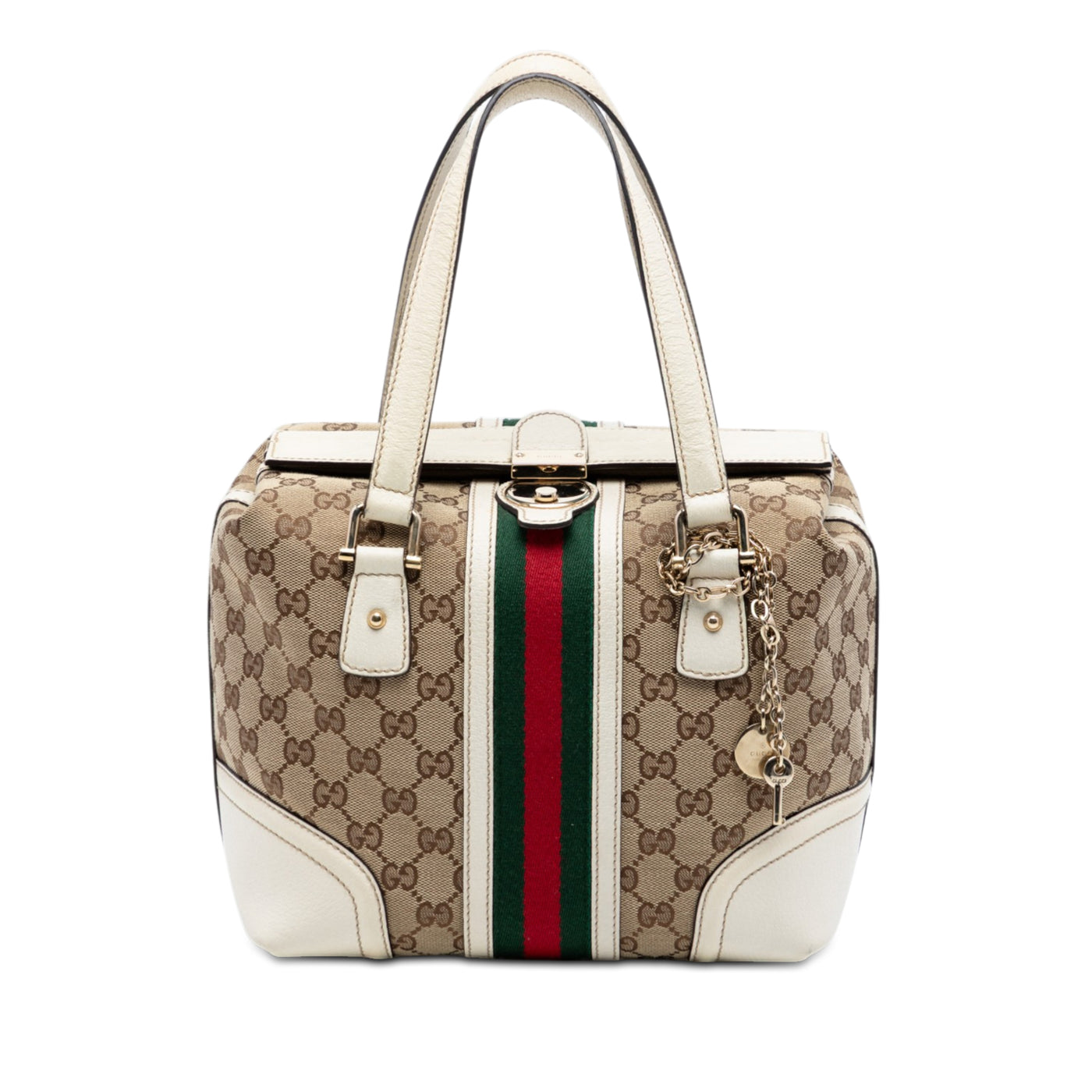 GG Canvas Web Treasure Handbag - Image 1