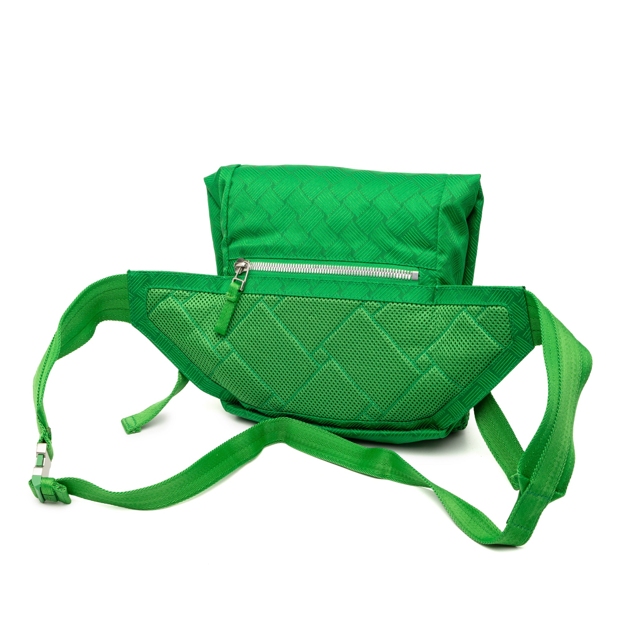 Nylon and Mesh Intrecciato Belt Bag - Image 2