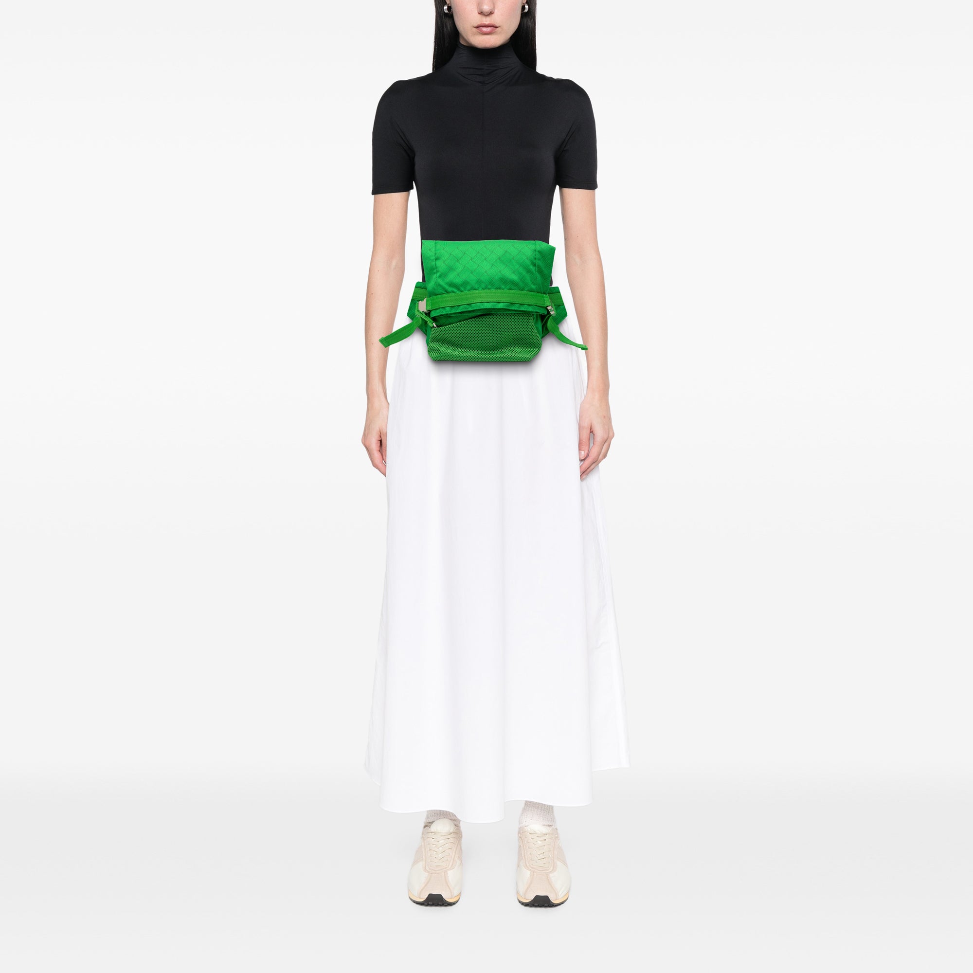 Nylon and Mesh Intrecciato Belt Bag - Image 7