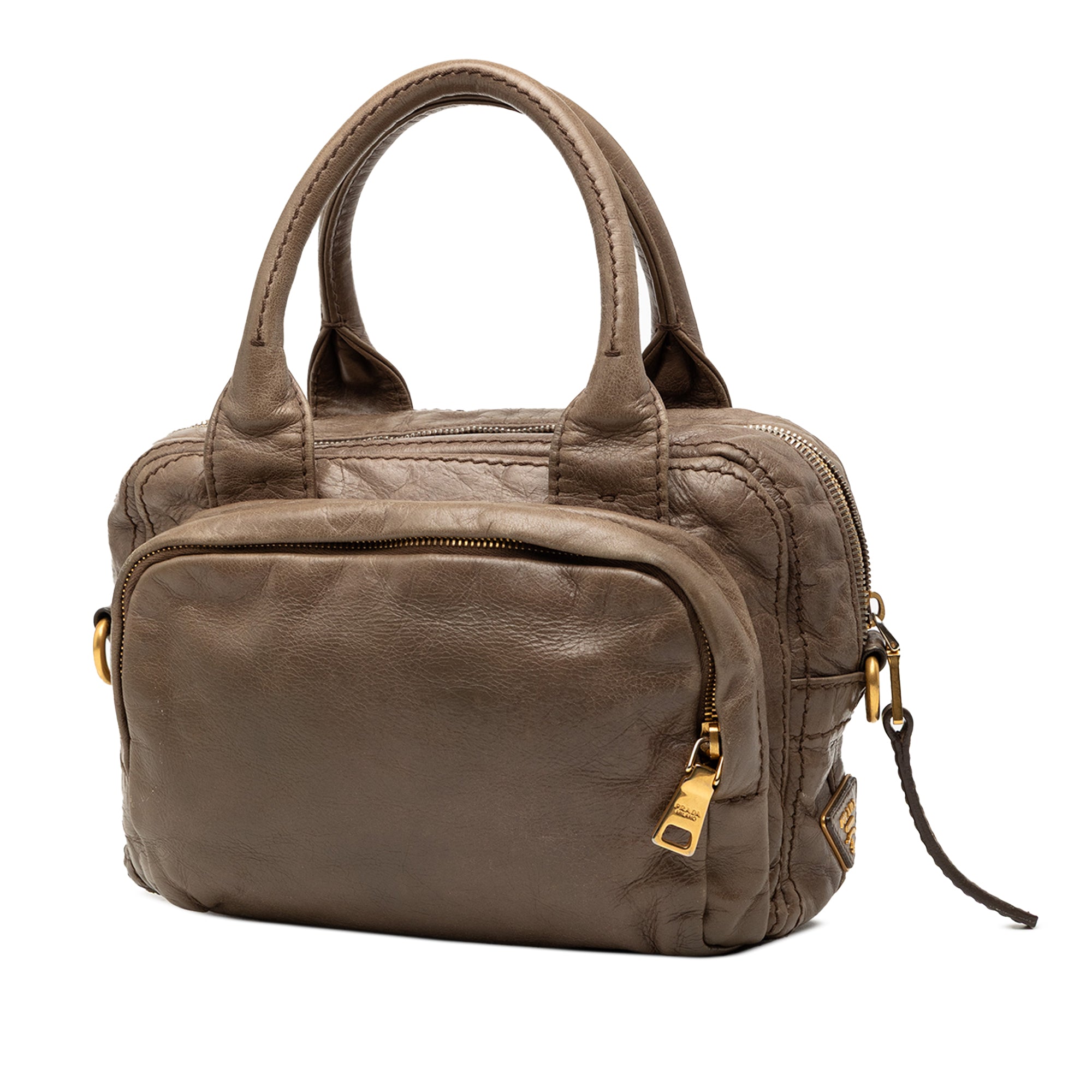 Vitello Shine Bauletto Satchel - Image 2