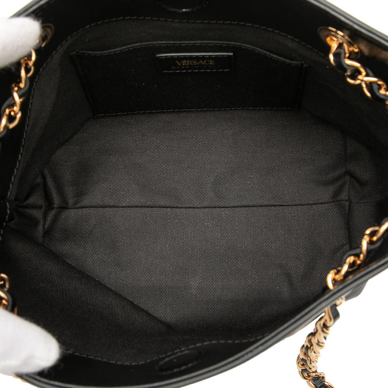 Leather La Medusa Shoulder Bag - Image 4