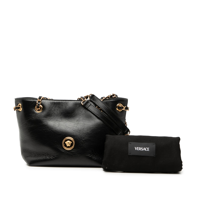 Leather La Medusa Shoulder Bag - Image 7