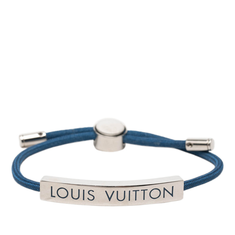Nylon and Brass LV Space Bracelet