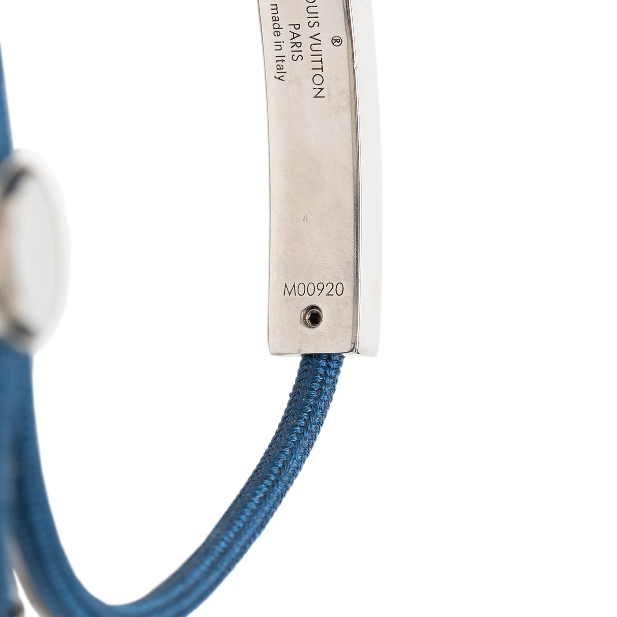 Nylon and Brass LV Space Bracelet - Image 7