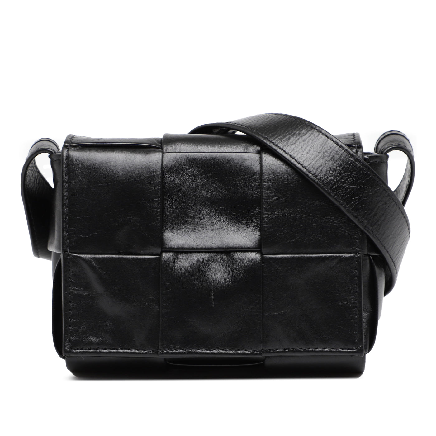 Candy Paper Calfskin Intrecciato Cassette Crossbody - Image 1