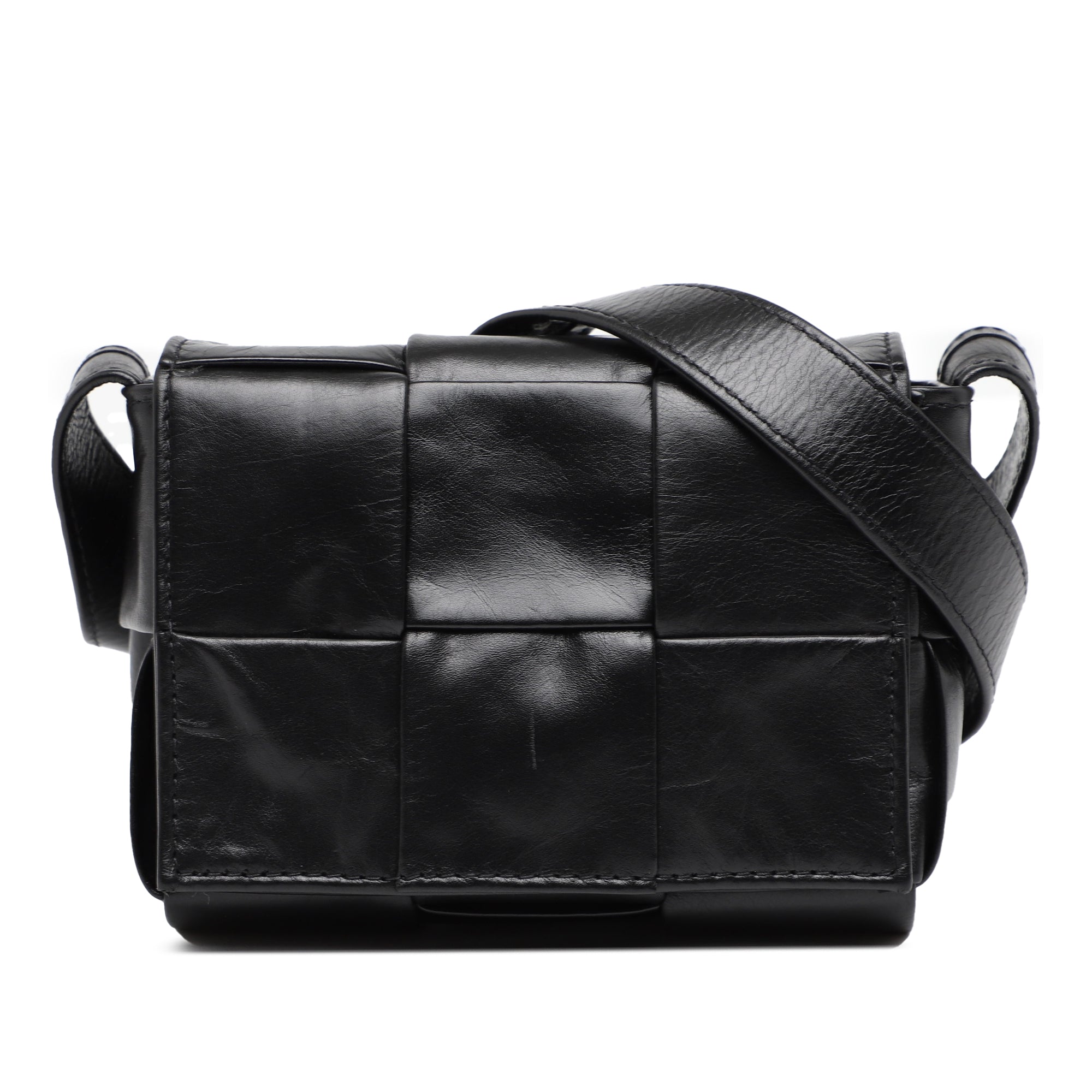 Candy Paper Calfskin Intrecciato Cassette Crossbody - Image 1