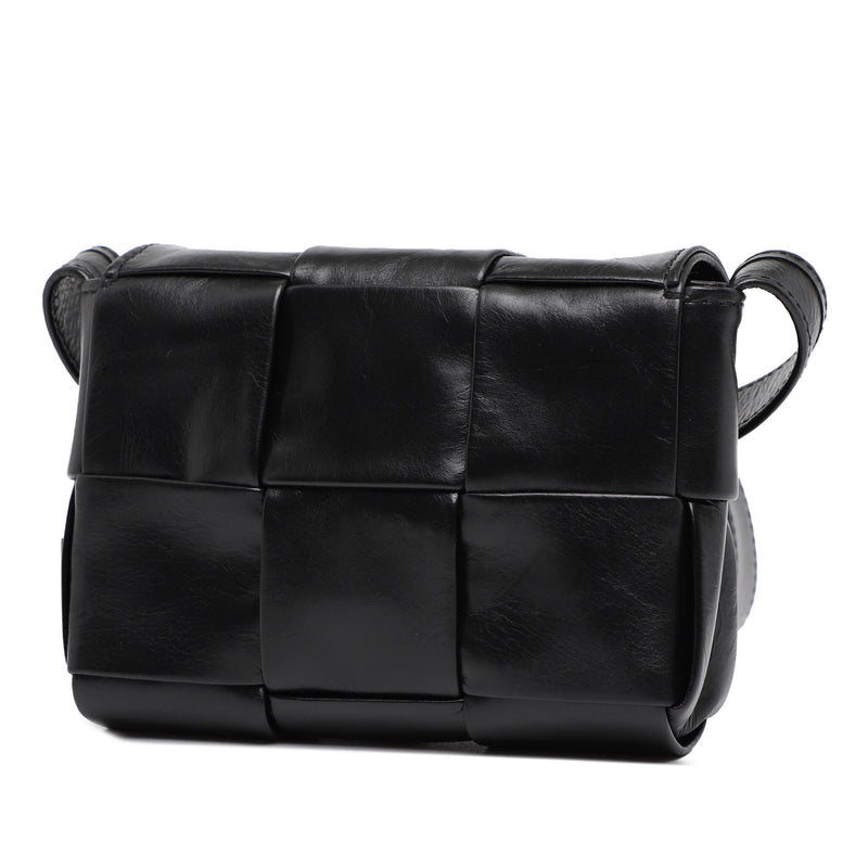 Candy Paper Calfskin Intrecciato Cassette Crossbody - Image 2