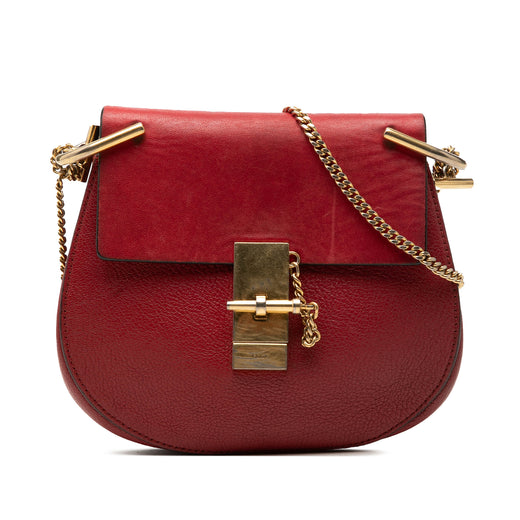 Small Smooth and Grained Calfskin Drew Crossbody - Image 1