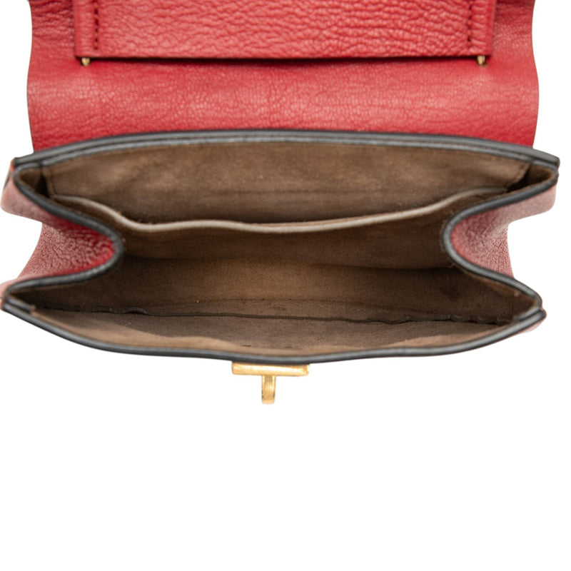 Small Smooth and Grained Calfskin Drew Crossbody - Image 4