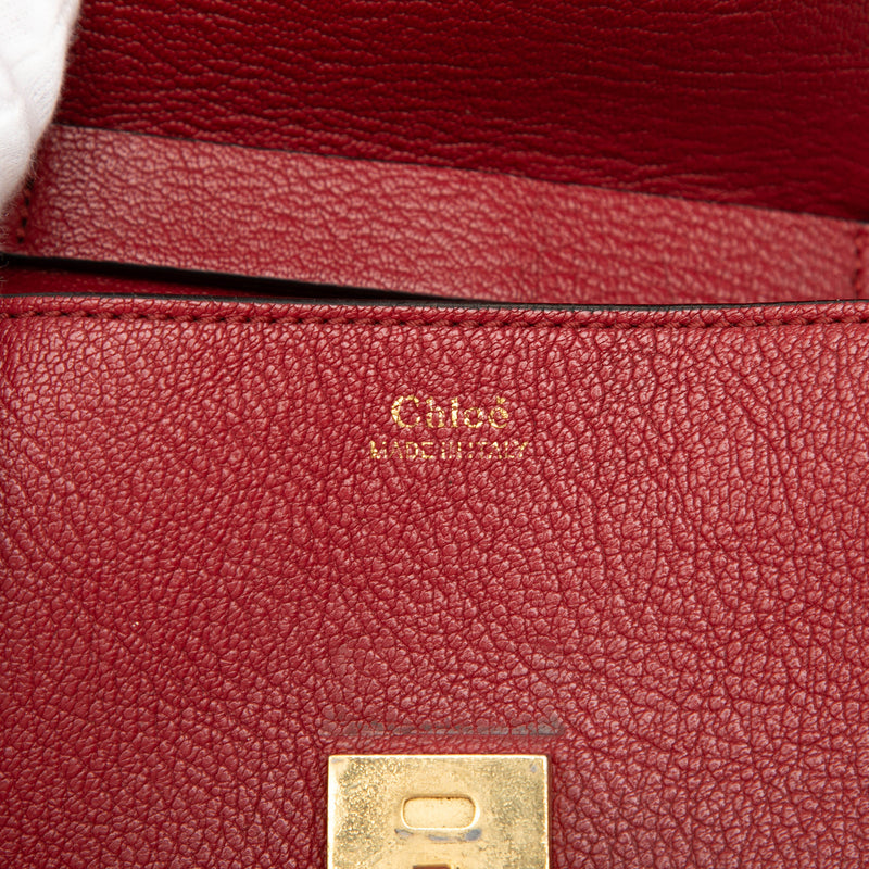 Small Smooth and Grained Calfskin Drew Crossbody - Image 5
