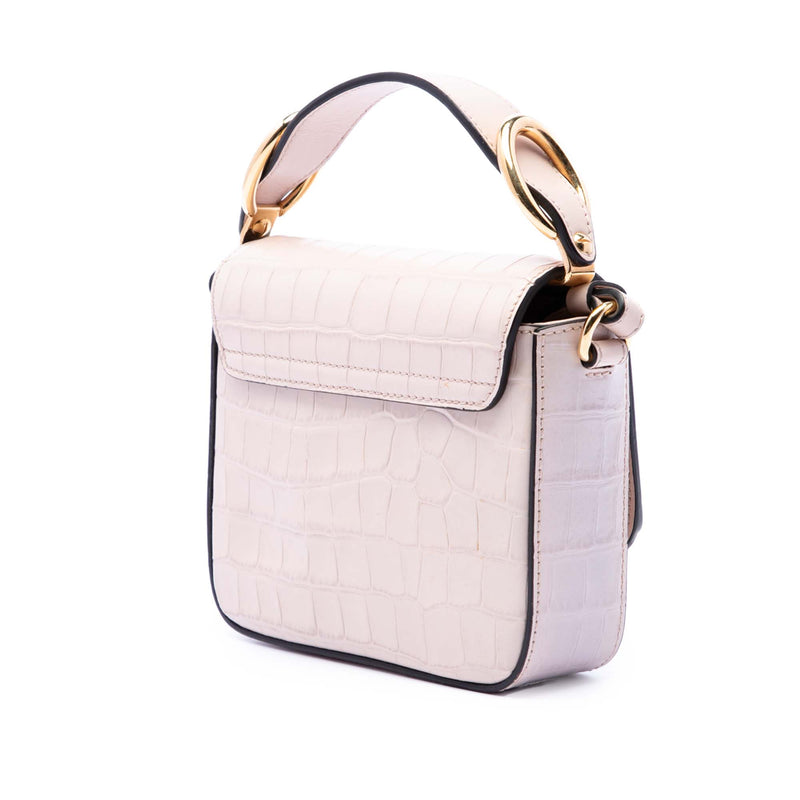 Mini Croc Embossed Calfskin C Satchel - Image 2