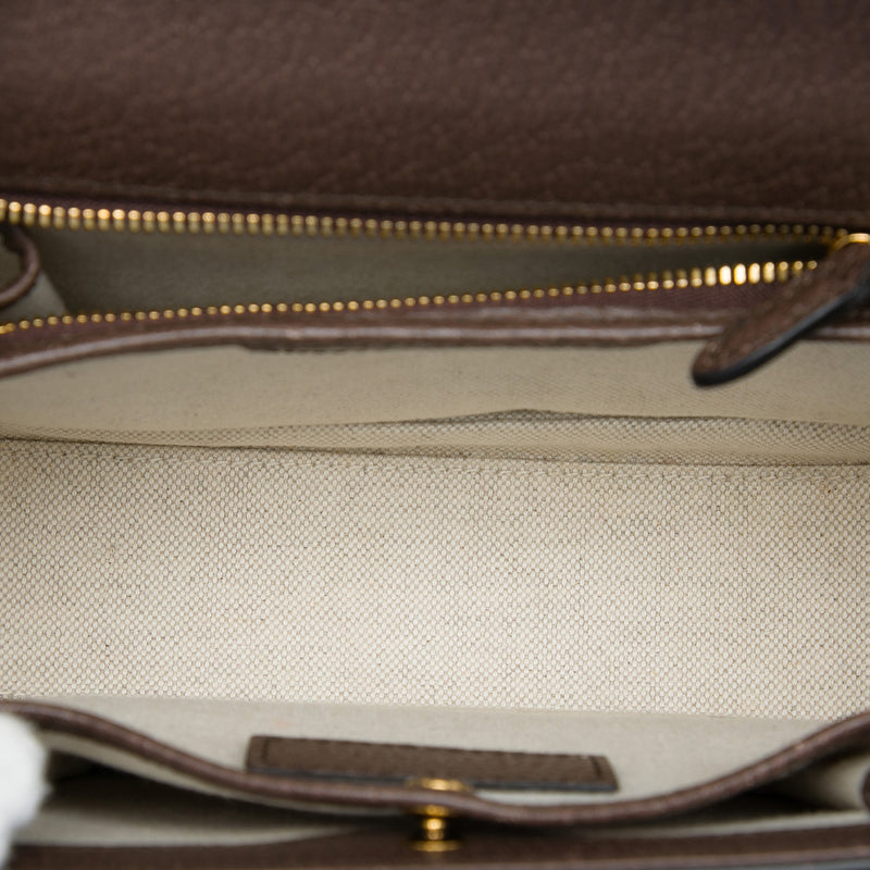 Small Jumbo GG Canvas Bamboo 1947 Top Handle Bag - Image 4